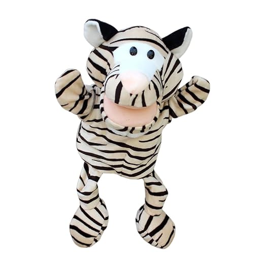 Tierhandpuppen für Kinder, Tier Handpuppen Spielzeug Set, Kuscheltiere Fingerpuppen Realistischer Weich Wild Tierkopf Niedliches Rollenspiel interaktives Früherziehungsspielzeug für Kinder von JAWSEU