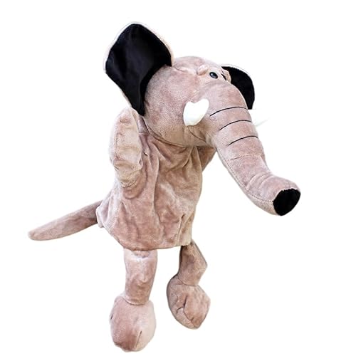 Tierhandpuppen für Kinder, Tier Handpuppen Spielzeug Set, Kuscheltiere Fingerpuppen Realistischer Weich Wild Tierkopf Niedliches Rollenspiel interaktives Früherziehungsspielzeug für Kinder von JAWSEU