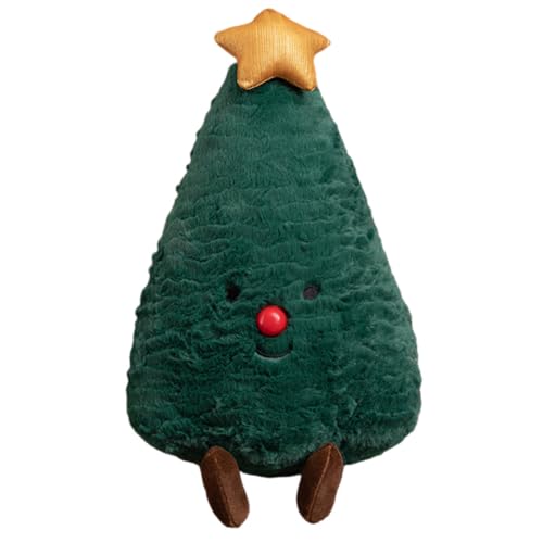 Weihnachtsbaum Plüschtier Kuscheltier Anime Plushie Stofftier Weihnachtsbaum Gefüllte Weihnachtsbaum Umarmung Kissen Weihnachtsbaum Weich Füllen Tiere Spielzeug für Jungen Mädchen Geschenk von JAWSEU