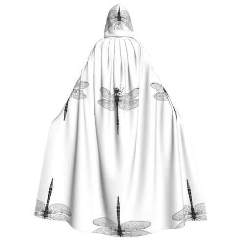 JAYWIS Halloween-Umhang mit Libellen-Aufdruck für Erwachsene, bedruckt, durchgehender Umhang für Festivals, Gothic-Veranstaltungen und Kostümpartys JAYWIS Halloween-Umhang mit Libellen-Aufdruck für Erwachsene, bedruckt, durchgehender Umhang für Festivals, Gothic-Veranstaltungen und Kostümpartys von JAYWIS