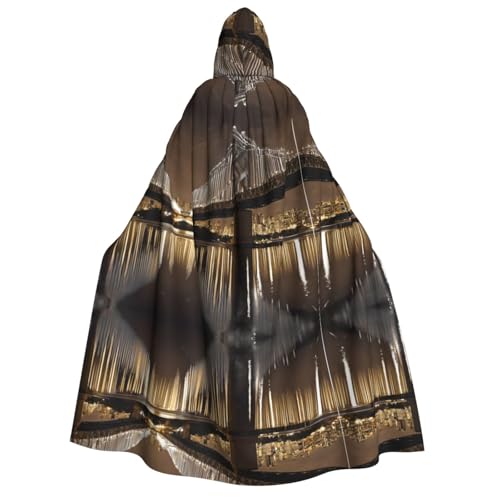 JAYWIS New York Manhattan Bridge Night – Erwachsenen-Halloween-Umhang mit Kapuze – bedruckter Umhang in voller Länge für Festivals, Gothic-Veranstaltungen und Kostümpartys JAYWIS New York Manhattan Bridge Night – Erwachsenen-Halloween-Umhang mit Kapuze – bedruckter Umhang in voller Länge für Festivals, Gothic-Veranstaltungen und Kostümpartys von JAYWIS