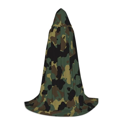 JBYJBX Camouflage-Muster, Unisex, Kapuzenumhang, Halloween, Cosplay, Kostüm, Weihnachten, Karneval, Party, Umhang JBYJBX Camouflage-Muster, Unisex, Kapuzenumhang, Halloween, Cosplay, Kostüm, Weihnachten, Karneval, Party, Umhang von JBYJBX