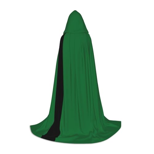 JBYJBX Halloween-Kapuzenumhang mit Flagge des Sultanats von Delhi, 130/150/170 cm, Karneval, Hexenkostüm, Cosplay, Mottoparty von JBYJBX