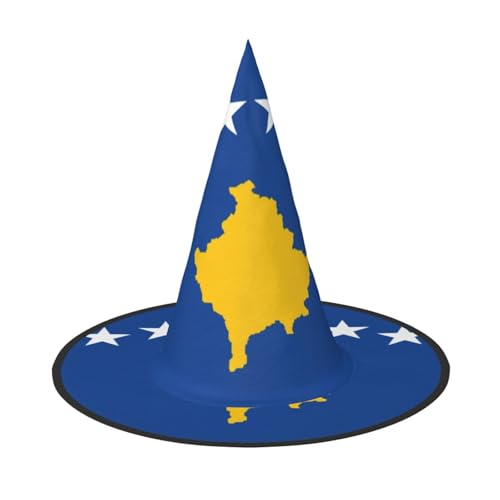 JBYJBX JbyjbxFlag Of Kosovo Hexenhut Kosovo Fahne Muster Hut für Karneval Halloween Mottoparty Cosplay Urlaub Dekoration JBYJBX JbyjbxFlag Of Kosovo Hexenhut Kosovo Fahne Muster Hut für Karneval Halloween Mottoparty Cosplay Urlaub Dekoration von JBYJBX