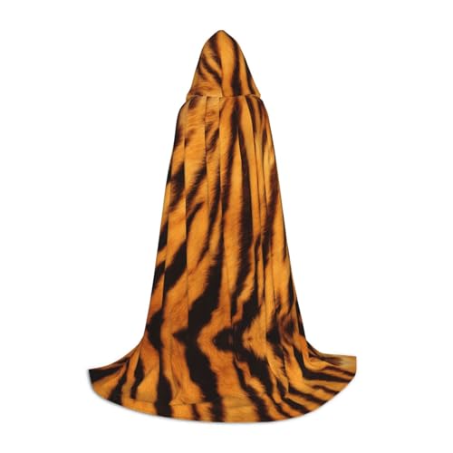 JBYJBX Kapuzenumhang mit Tiger-Streifenmuster, Unisex, für Halloween, Cosplay, Kostüm, Weihnachten, Karneval, Party, Umhang JBYJBX Kapuzenumhang mit Tiger-Streifenmuster, Unisex, für Halloween, Cosplay, Kostüm, Weihnachten, Karneval, Party, Umhang von JBYJBX