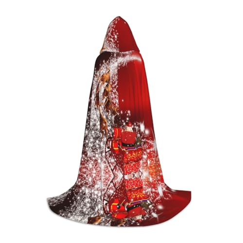 JBYJBX Kapuzenumhang mit Weihnachtszauber, Unisex, für Halloween, Cosplay, Kostüm, Weihnachten, Karneval, Party, Umhang JBYJBX Kapuzenumhang mit Weihnachtszauber, Unisex, für Halloween, Cosplay, Kostüm, Weihnachten, Karneval, Party, Umhang von JBYJBX