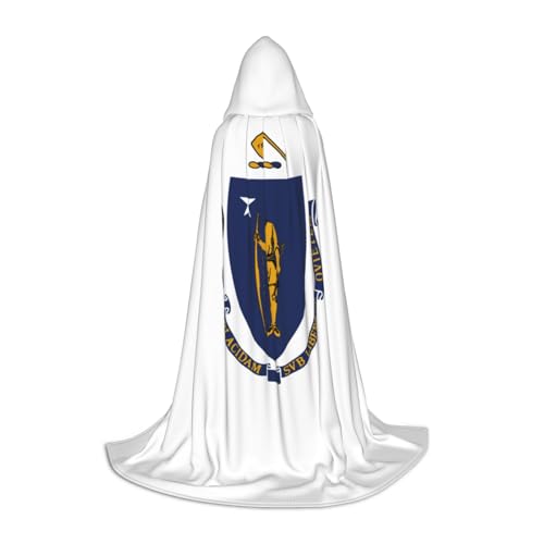 JBYJBX Massachusetts Umhang mit Kapuze und Flagge, Unisex, für Halloween, Cosplay, Kostüm, Weihnachten, Karneval, Party, Umhang JBYJBX Massachusetts Umhang mit Kapuze und Flagge, Unisex, für Halloween, Cosplay, Kostüm, Weihnachten, Karneval, Party, Umhang von JBYJBX