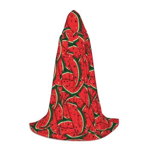 JBYJBX Roter Wassermelonen-Druck, Unisex, Kapuzenumhang, Halloween, Cosplay, Kostüm, Weihnachten, Karneval, Party, Umhang JBYJBX Roter Wassermelonen-Druck, Unisex, Kapuzenumhang, Halloween, Cosplay, Kostüm, Weihnachten, Karneval, Party, Umhang von JBYJBX