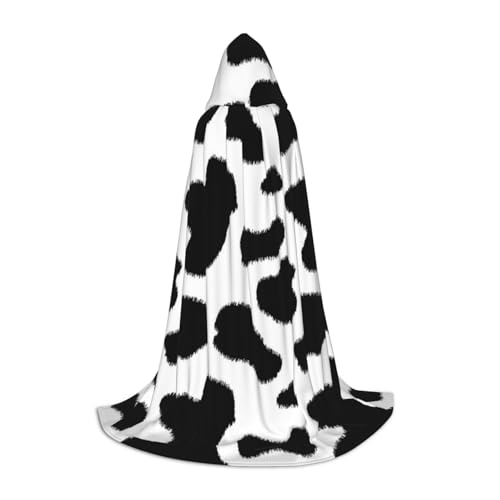 JBYJBX Schwarzer und weißer Leopardenmuster, Unisex, Kapuzenumhang, Halloween, Cosplay, Kostüm, Weihnachten, Karneval, Party, Umhang JBYJBX Schwarzer und weißer Leopardenmuster, Unisex, Kapuzenumhang, Halloween, Cosplay, Kostüm, Weihnachten, Karneval, Party, Umhang von JBYJBX