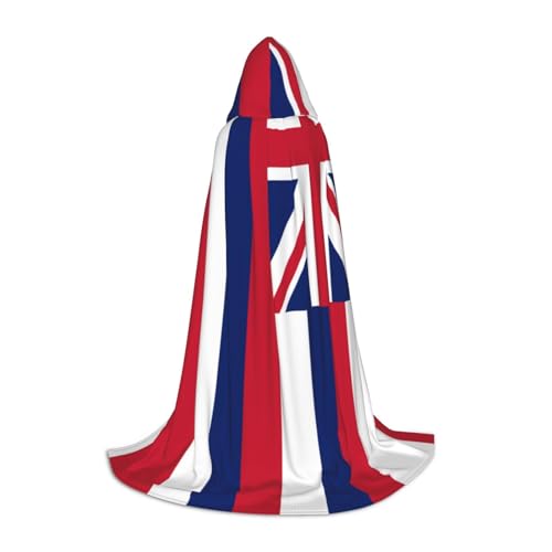 JBYJBX Umhang mit Hawaii-Flagge, Unisex, Kapuzenumhang, Halloween, Cosplay, Kostüm, Weihnachten, Karneval, Party, Umhang JBYJBX Umhang mit Hawaii-Flagge, Unisex, Kapuzenumhang, Halloween, Cosplay, Kostüm, Weihnachten, Karneval, Party, Umhang von JBYJBX