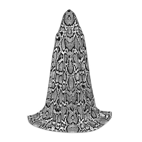 JBYJBX Umhang mit Kapuze und Schlangenhaut-Druck, Unisex, für Halloween, Cosplay, Kostüm, Weihnachten, Karneval, Party, Umhang JBYJBX Umhang mit Kapuze und Schlangenhaut-Druck, Unisex, für Halloween, Cosplay, Kostüm, Weihnachten, Karneval, Party, Umhang von JBYJBX