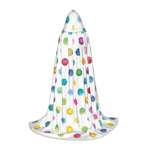 JBYJBX Umhang mit Kapuze und blauem Punktemuster, unisex, Halloween, Cosplay, Kostüm, Weihnachten, Karneval, Party, Umhang JBYJBX Umhang mit Kapuze und blauem Punktemuster, unisex, Halloween, Cosplay, Kostüm, Weihnachten, Karneval, Party, Umhang von JBYJBX