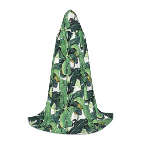 JBYJBX Umhang mit tropischen Bananenpalmenblättern, Unisex, Kapuzenumhang, Halloween, Cosplay, Kostüm, Weihnachten, Karneval, Party, Umhang JBYJBX Umhang mit tropischen Bananenpalmenblättern, Unisex, Kapuzenumhang, Halloween, Cosplay, Kostüm, Weihnachten, Karneval, Party, Umhang von JBYJBX
