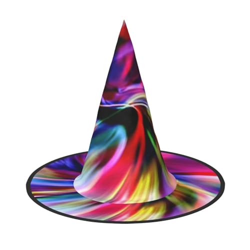 Jbyjbx Bunter Batikdruck, Karneval, Halloween, Hexenhut, Motto-Partys, Hut, Cosplay, Maskerade, Urlaubsdekoration Jbyjbx Bunter Batikdruck, Karneval, Halloween, Hexenhut, Motto-Partys, Hut, Cosplay, Maskerade, Urlaubsdekoration von JBYJBX