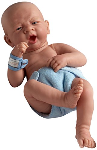 La Newborn Boutique – Realistische 35,6 cm anatomisch korrekte Jungen Baby Puppe – First Tear aus Vynil entwickelt von Berenguer von jc toys