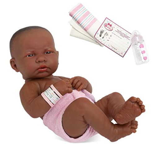 JC Toys 18507 La Newborn Babypuppe, First Day Aa Real Girl, 35,56 cm von jc toys