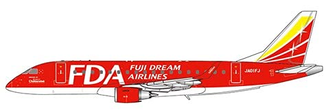 Jc Wings 1/200 EW4170003 Embraer 170-100STD Fuji Dream Airlines Red Color Reg: JA01FJ Scale 1/400 von JC Wings