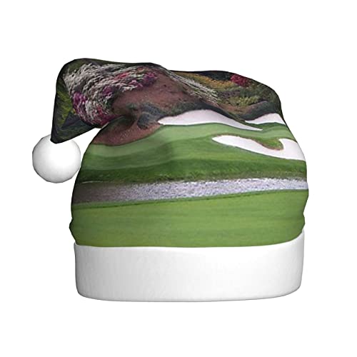 JCAKES Golfplatz-Weihnachtsmütze, Weihnachtsmannmütze für Erwachsene, Partyhut, verwendet für Weihnachtsverkleidungen, um die festliche Stimmung zu schaffen. von JCAKES