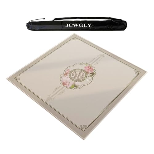 JCWGLY Quadratische Mahjong-Matte Für Den Tisch Mit Tragetasche, Dicker, Geräuschreduzierender Und Rutschfester Tischdecke Für Schach- Und Pokerbrettspiele Zu Hause Im Kartenraum(95x95cm/37.4x37.4in) JCWGLY Quadratische Mahjong-Matte Für Den Tisch Mit Tragetasche, Dicker, Geräuschreduzierender Und Rutschfester Tischdecke Für Schach- Und Pokerbrettspiele Zu Hause Im Kartenraum(95x95cm/37.4x37.4in) von JCWGLY