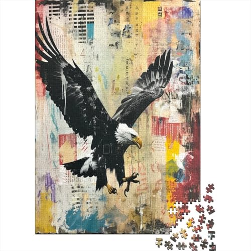 Adler Puzzle 1000 Teile Für Erwachsene Und Kinder Ab 14 Jahren Für Stressabbauer Puzzel 1000pcs (75x50cm) von JDDEISKKE