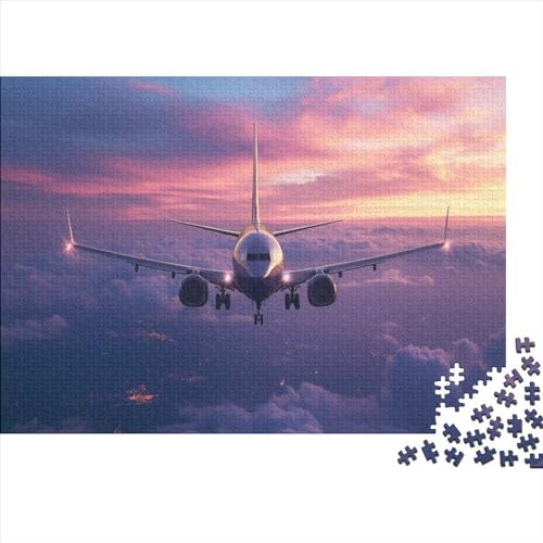 Aircraft Fortgeschrittene Puzzles 300 Teile Familien-Puzzlespiel Aesthetics Herausforderung Geeignet Für Erwachsene Farbe Puzzle Souvenirs 300pcs (40x28cm) von JDDEISKKE