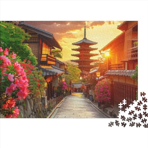 Alleys Holzpuzzle 300 Teile Familien-Puzzlespiel Japan Herausforderung Geeignet Für Erwachsene Farbe Puzzle Souvenirs 300pcs (40x28cm) von JDDEISKKE