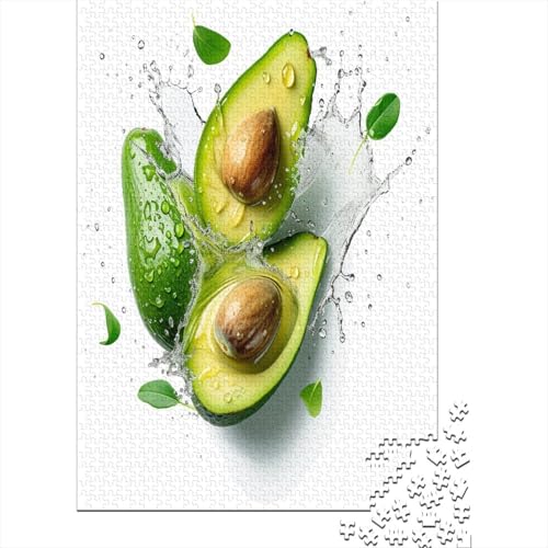 Avocado Puzzle 1000 Teile Erwachsene Puzzles Für Erwachsene Klassische Puzzles 1000 Teile Erwachsene Puzzlespiel Schwer Pädagogisches Spielzeug Erwachsene Kinder Puzzel 1000pcs (75x50cm) von JDDEISKKE