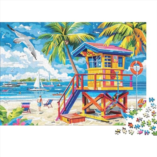 Beaches Puzzle 1000 Teile Für Erwachsene Beauties Herausforderung Geeignet Für Erwachsene Farbe Puzzle Souvenirs 1000pcs (75x50cm) von JDDEISKKE