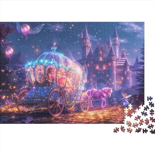 Buggy Holzpuzzle 300 Teile Für Erwachsene Wizardry Herausforderung Geeignet Für Erwachsene Farbe Puzzle Geschenk 300pcs (40x28cm) von JDDEISKKE