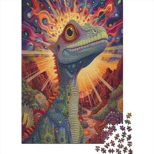 Echse Puzzle 1000 Teile Für Erwachsene Und Kinder Ab 14 Jahren Für Stressabbauer Puzzel 1000pcs (75x50cm) von JDDEISKKE