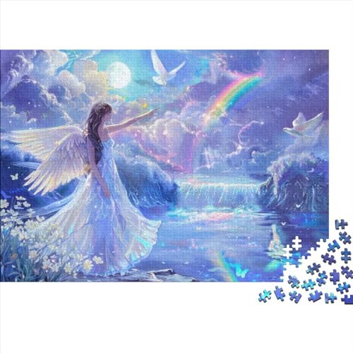 Fairy Puzzle 300 Teile Für Erwachsene Style of Fantasy Art Herausforderung Geeignet Für Erwachsene Farbe Puzzle Geschenk 300pcs (40x28cm) von JDDEISKKE