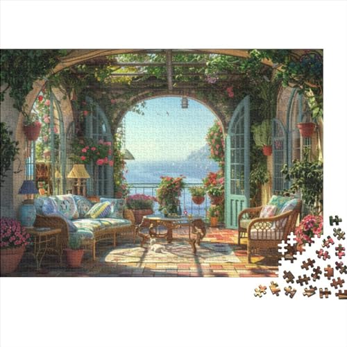 Gate Puzzle 300 Teile Puzzlespiel Mit Poster Aesthetics Stress Abbauen Geeignet Für Erwachsene Farbe Puzzle Souvenirs 300pcs (40x28cm) von JDDEISKKE