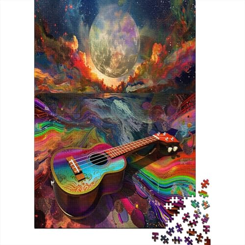 Gitarre Puzzle 1000 Teile Puzzle Für Erwachsene Und Kinder Ab 14 Jahren Puzzel 1000pcs (75x50cm) von JDDEISKKE