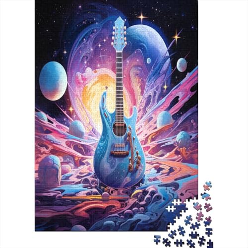 Gitarres 1000 Teile Puzzle, Puzzles Für Erwachsene, 1000 Teile Puzzlespiel Für Jugendliche & Erwachsene Puzzlespiel Puzzel 1000pcs (75x50cm) von JDDEISKKE