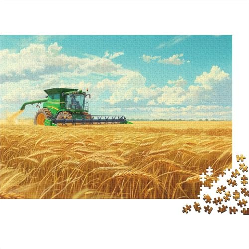 Harvest Puzzle 300 Teile Für Erwachsene Golden Herausforderung Geeignet Für Erwachsene Farbe Puzzle Geschenk 300pcs (40x28cm) von JDDEISKKE