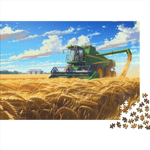 Harvest Puzzle 300 Teile Für Erwachsene Golden Herausforderung Geeignet Für Erwachsene Farbe Puzzle Geschenk 300pcs (40x28cm) von JDDEISKKE