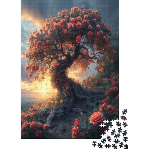 Lebensbaum Puzzle 1000 Teile Erwachsene Puzzles Für Erwachsene Klassische Puzzles 1000 Teile Erwachsene Puzzlespiel Schwer Pädagogisches Spielzeug Erwachsene Kinder Puzzel 1000pcs (75x50cm) von JDDEISKKE