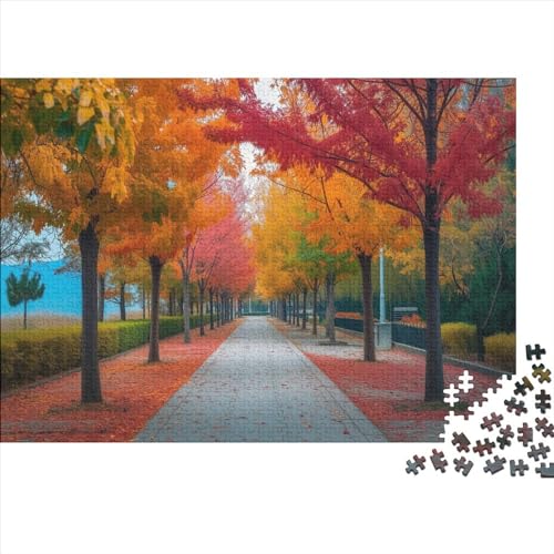 Maples Holzpuzzle 300 Teile Für Erwachsene Nature and Scenery Stress Abbauen Geeignet Für Erwachsene Farbe Puzzle Geschenk 300pcs (40x28cm) von JDDEISKKE