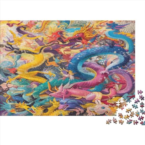 Propitious Fortgeschrittene Puzzles 300 Teile Familien-Puzzlespiel Fairy Tale Herausforderung Geeignet Für Erwachsene Farbe Puzzle Einzigartige Geschenke 300pcs (40x28cm) von JDDEISKKE