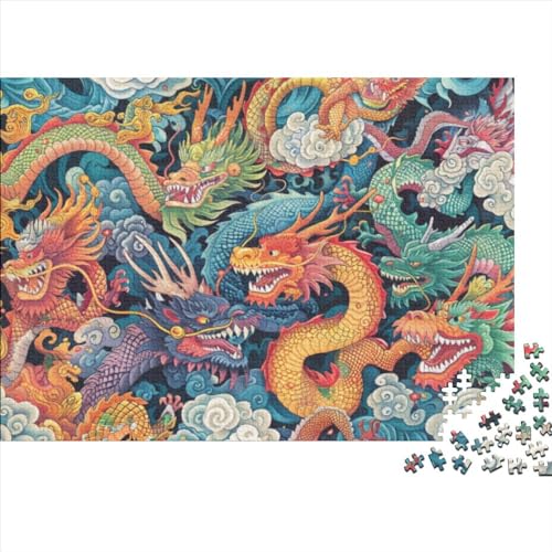 Propitious Fortgeschrittene Puzzles 300 Teile Familien-Puzzlespiel Fairy Tale Stress Abbauen Geeignet Für Erwachsene Farbe Puzzle Einzigartige Geschenke 300pcs (40x28cm) von JDDEISKKE