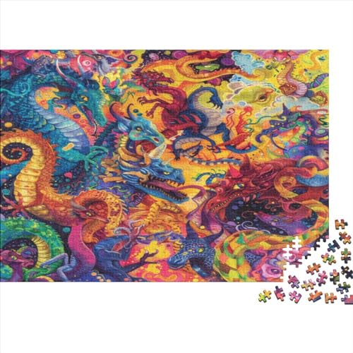 Propitious Fortgeschrittene Puzzles 300 Teile Puzzlespiel Mit Poster Fairy Tale Stress Abbauen Geeignet Für Erwachsene Farbe Puzzle Souvenirs 300pcs (40x28cm) von JDDEISKKE