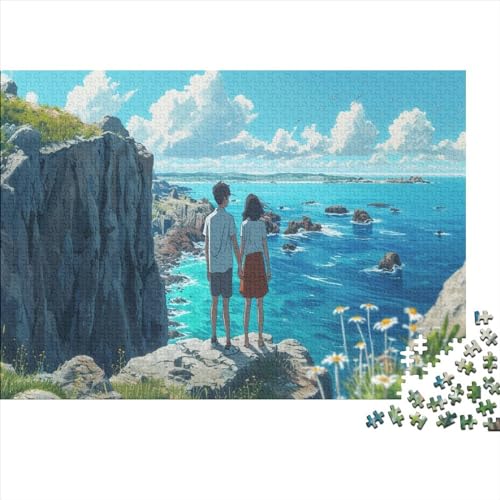 The Two of Us Fortgeschrittene Puzzles 300 Teile Für Erwachsene Romantic Herausforderung Geeignet Für Erwachsene Farbe Puzzle Einzigartige Geschenke 300pcs (40x28cm) von JDDEISKKE