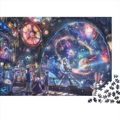 Train Fortgeschrittene Puzzles 300 Teile Für Erwachsene Magic Herausforderung Geeignet Für Erwachsene Farbe Puzzle Einzigartige Geschenke 300pcs (40x28cm) von JDDEISKKE