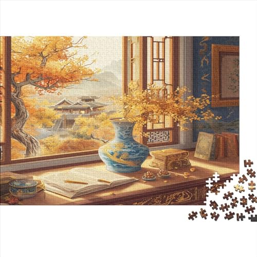 Vases Fortgeschrittene Puzzles 1000 Teile Für Erwachsene Chinaware Herausforderung Geeignet Für Erwachsene Farbe Puzzle Souvenirs 1000pcs (75x50cm) von JDDEISKKE