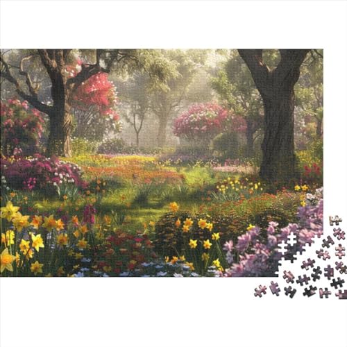 Wild Flower Fortgeschrittene Puzzles 1000 Teile Familien-Puzzlespiel Beautiful Stress Abbauen Geeignet Für Erwachsene Farbe Puzzle Souvenirs 1000pcs (75x50cm) von JDDEISKKE