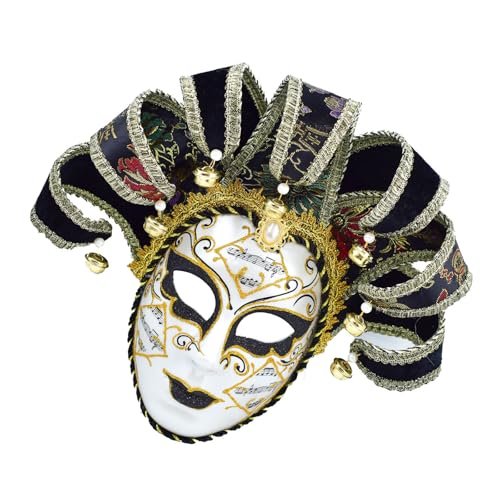 JDNH Maskerade Narren Venezianer Komödie Karneval Party Halloween Cosplay Wanddekoration Geschenke von JDNH