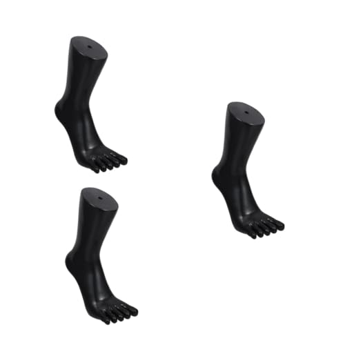 JECOMPRIS 3 Stück Fußmodell Displayständer Fußpuppe Für Socken Schaufensterpuppenfüße Knöchelarmband Displayständer Sockenschaufensterpuppenfuß Display Gefälschter Fuß Display von JECOMPRIS