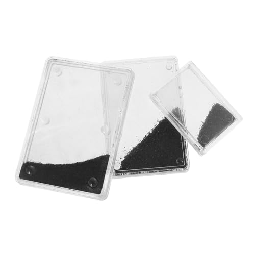 JECOMPRIS 3 Teiliges Magnetfeld Demonstrationsgerät Eisenfüllungen Für Wissenschaftliche Experimente Klebrige Magnete Punkte Physik Wissenschaftsmagnete Kit Schwarzes Eisenoxid JECOMPRIS 3 Teiliges Magnetfeld Demonstrationsgerät Eisenfüllungen Für Wissenschaftliche Experimente Klebrige Magnete Punkte Physik Wissenschaftsmagnete Kit Schwarzes Eisenoxid von JECOMPRIS