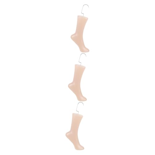 JECOMPRIS 3St Fußmodell Anzeige Socken Männer Kleidung Frauen Barfußschuhe damen Stand schaufensterpuppe maneküre- set shoe display weibliches Fußsocken-Display-Modell Mannequin-Füße Plastik von JECOMPRIS