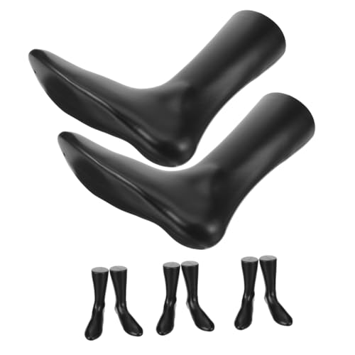 JECOMPRIS 4 Stück Fußform-schuhspanner Fußpuppe Für Socken Weibliche Fußpuppe Mannequin-fußmodell Schuh-display-fußschaufensterpuppe Fußsocken Schaufensterpuppe Fuß-display-modell Plastik von JECOMPRIS